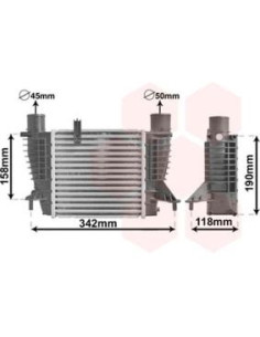 COMPATIBLE CON INTERCOOLER RENAULT CLIO 2004