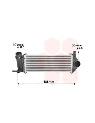 COMPATIBLE CON INTERCOOLER RENAULT KANGOO II...