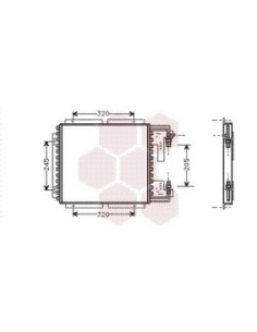 COMPATIBLE CON CONDENSADOR RENAULT CLIO I RAPID EXPRESS Al