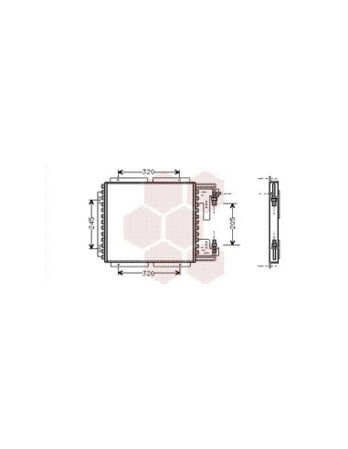 COMPATIBLE CON CONDENSADOR RENAULT CLIO I RAPID...