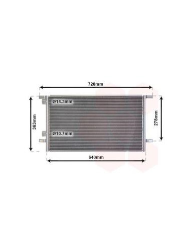 COMPATIBLE CON CONDENSADOR RENAULT LAGUNA I 1.6...