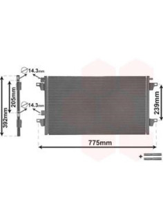 COMPATIBLE CON CONDENSADOR RENAULT LAGUNA II VEL SATIS All