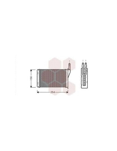 COMPATIBLE CON RADIADOR CALEFACCION RENAULT 11...