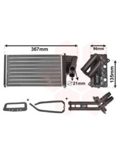 COMPATIBLE CON RADIADOR CALEFACCION RENAULT LAGUNA I,II