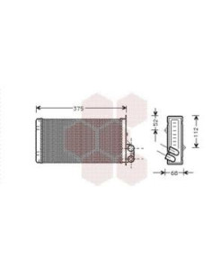 COMPATIBLE CON RADIADOR CALEFACCION RENAULT MASTER MOVANO...