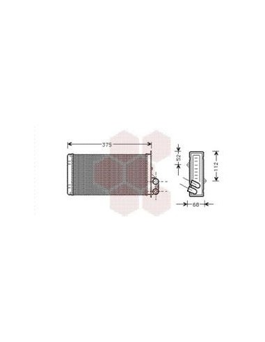 COMPATIBLE CON RADIADOR CALEFACCION RENAULT...