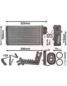 COMPATIBLE CON RADIADOR CALEFACCION RENAULT MEGANE SCENIC 99