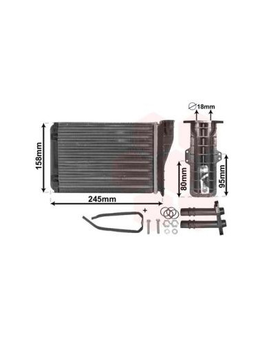 COMPATIBLE CON RADIADOR CALEFACCION RENAULT...