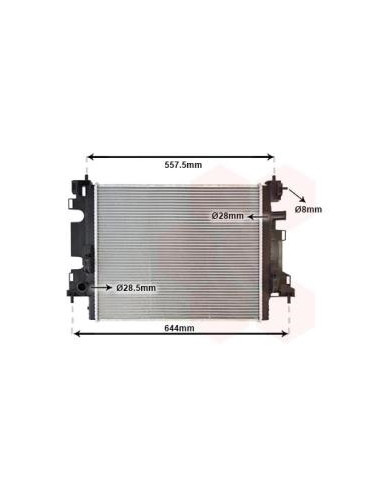 COMPATIBLE CON RADIADOR RENAULT TWINGO SMART...