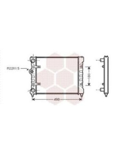 COMPATIBLE CON RADIADOR VOLKSWAGEN CADDY II CORDOBA I...