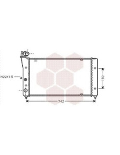 COMPATIBLE CON RADIADOR VOLKSWAGEN TOLEDO I 1.9 TD,TDI 2.0