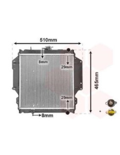 COMPATIBLE CON RADIADOR SUZUKI SAMURAI SJ 413 1.3