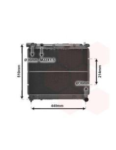 COMPATIBLE CON RADIADOR SUZUKI VITARA 1.9 D 2.0 TD