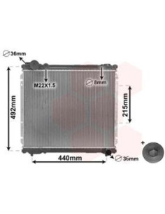 COMPATIBLE CON RADIADOR SUZUKI VITARA 2.0 TD