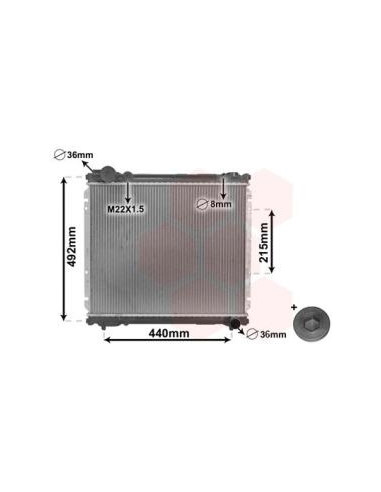 COMPATIBLE CON RADIADOR SUZUKI VITARA 2.0 TD