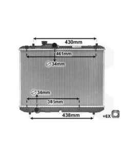 COMPATIBLE CON RADIADOR SUZUKI SWIFT III 2005.04