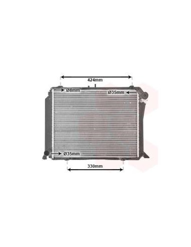 COMPATIBLE CON RADIADOR TOYOTA HIACE 2.4D 9095