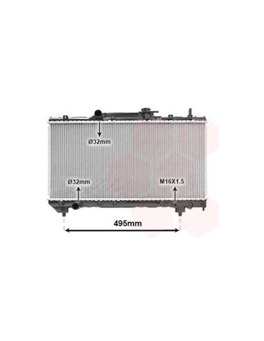 COMPATIBLE CON RADIADOR TOYOTA CARINA III E 1.6