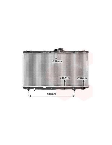 COMPATIBLE CON RADIADOR TOYOTA COROLLA V,VI 2.0 D