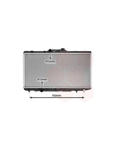 COMPATIBLE CON RADIADOR TOYOTA COROLLA IV 1.6 XLI