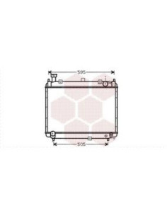 COMPATIBLE CON RADIADOR TOYOTA HIACE 2.4D 95