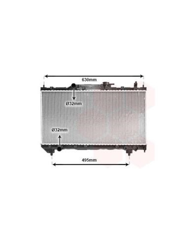 COMPATIBLE CON RADIADOR TOYOTA AVENSIS 1.6 1.8