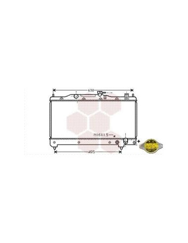 COMPATIBLE CON RADIADOR TOYOTA AVENSIS 2.0  !
