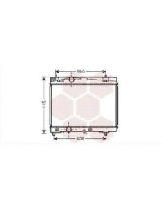 COMPATIBLE CON RADIADOR TOYOTA YARIS 1.0I 1.3I 2005.01