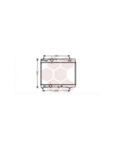 COMPATIBLE CON RADIADOR TOYOTA YARIS 1.0I 1.3I...