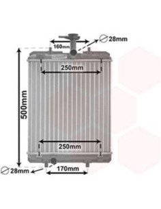 COMPATIBLE CON RADIADOR PEUGEOT 107