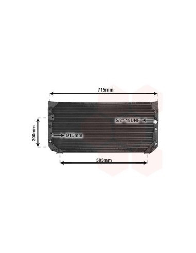COMPATIBLE CON CONDENSADOR TOYOTA COROLLA V,VI