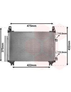 COMPATIBLE CON CONDENSADOR TOYOTA YARIS 1.0 1.3L