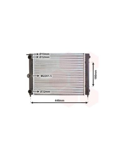 COMPATIBLE CON RADIADOR VOLKSWAGEN POLO II...