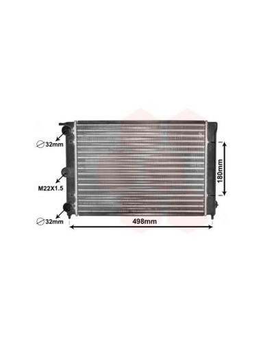COMPATIBLE CON RADIADOR VOLKSWAGEN DERBY GOLF...