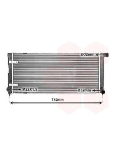 COMPATIBLE CON RADIADOR VOLKSWAGEN TOLEDO I 1.8 16V 1.9 D,TD