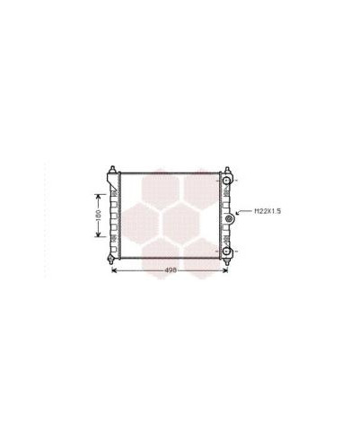 COMPATIBLE CON RADIADOR VOLKSWAGEN POLO II,III...