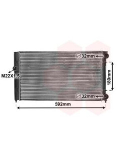 COMPATIBLE CON RADIADOR VOLKSWAGEN GOLF III VENTO 1.8