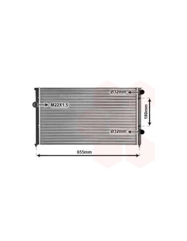 COMPATIBLE CON RADIADOR VOLKSWAGEN GOLF III...