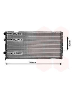 COMPATIBLE CON RADIADOR VOLKSWAGEN PASSAT III 1.9 TD 2.8 VR6