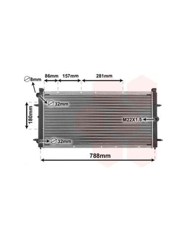COMPATIBLE CON RADIADOR VOLKSWAGEN TRANSPORTER...