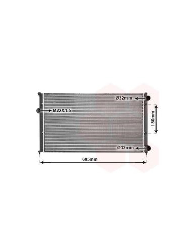 COMPATIBLE CON RADIADOR VOLKSWAGEN CADDY II...