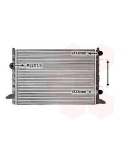 COMPATIBLE CON RADIADOR VOLKSWAGEN PASSAT III 1.6 1.9 TDI...