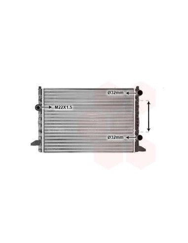 COMPATIBLE CON RADIADOR VOLKSWAGEN PASSAT III...