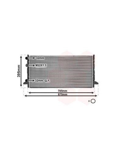 COMPATIBLE CON RADIADOR VOLKSWAGEN PASSAT III...