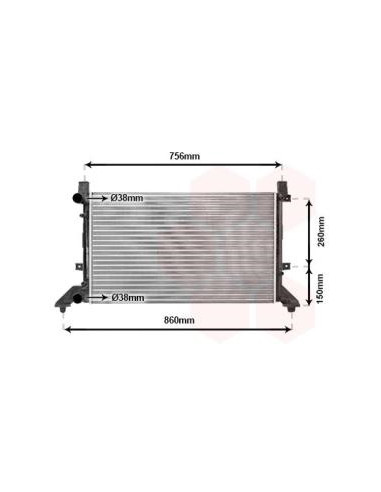 COMPATIBLE CON RADIADOR VOLKSWAGEN LT 2846 II...