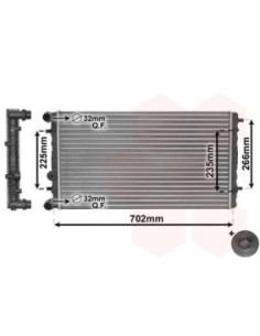 COMPATIBLE CON RADIADOR VOLKSWAGEN NEW BEETLE 1.8 T 1.9...