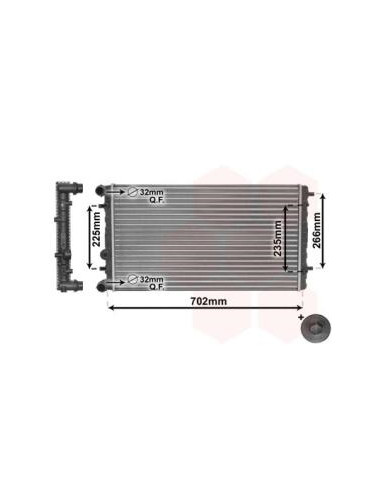 COMPATIBLE CON RADIADOR VOLKSWAGEN NEW BEETLE...