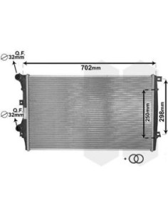 COMPATIBLE CON RADIADOR AUDI A3 1.9 TDI 03