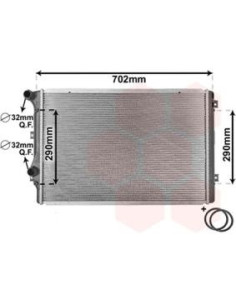 COMPATIBLE CON RADIADOR VOLKSWAGEN GOLF V 03