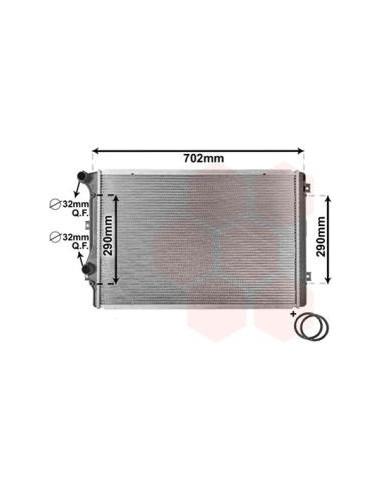 COMPATIBLE CON RADIADOR VOLKSWAGEN GOLF V 03